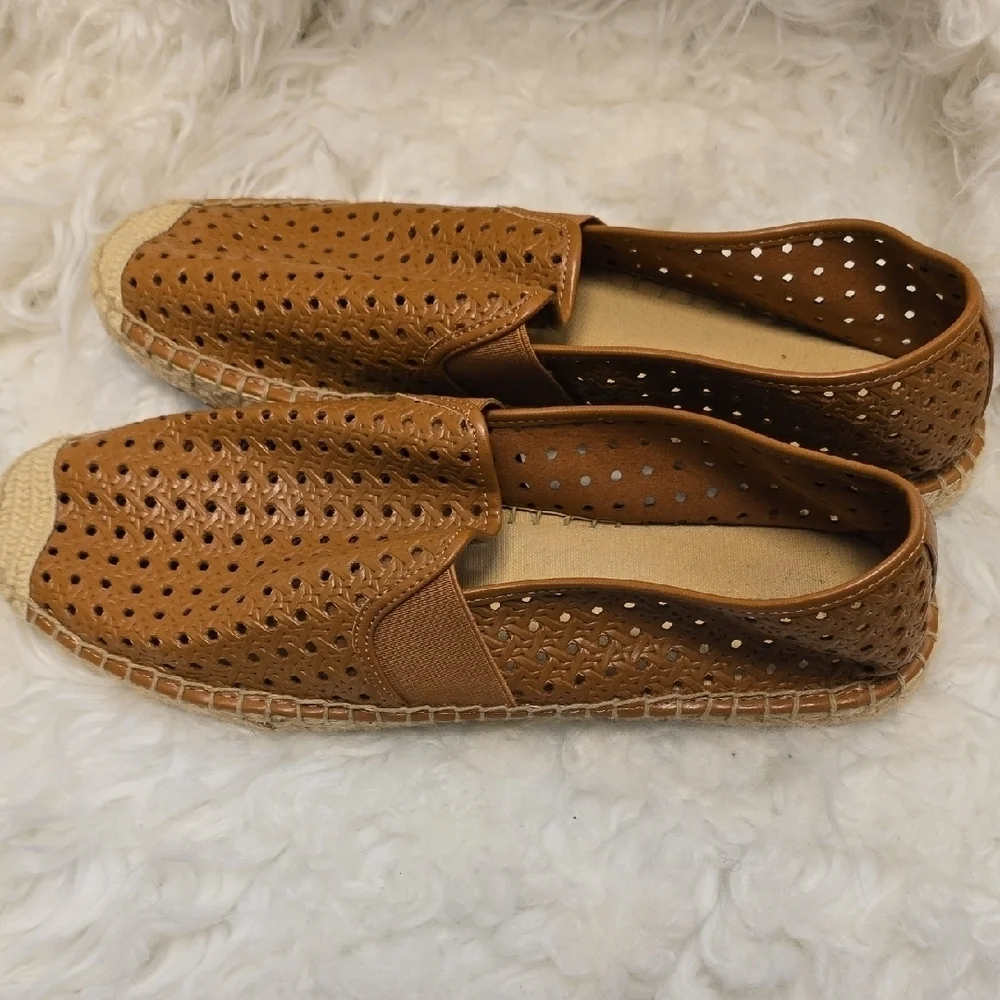 Talbots Brown Perforated Espadrilles